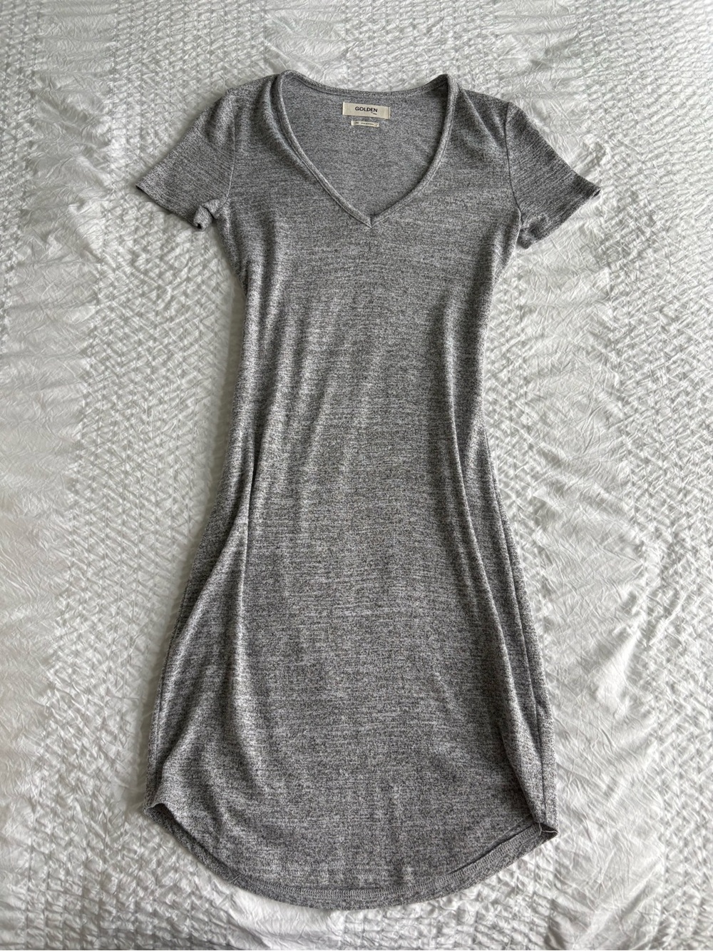 Aritzia/TNA Grey Short Sleeve Knit Dress Size XS